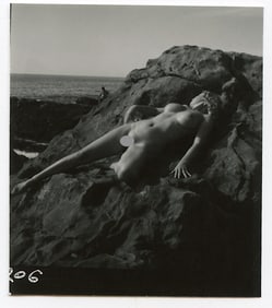 ANDRÉ DE DIENES Vintage Photo 1950s-1960s Nude Study