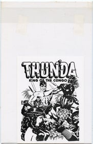 Vintage RareCollectible Illustration Comic THUNDA KING OF CONGO