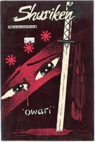 Vintage RareCollectible Adult Comic Shuriken