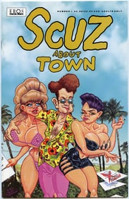 Vintage RareCollectible Adult Comic Scuz About Town
