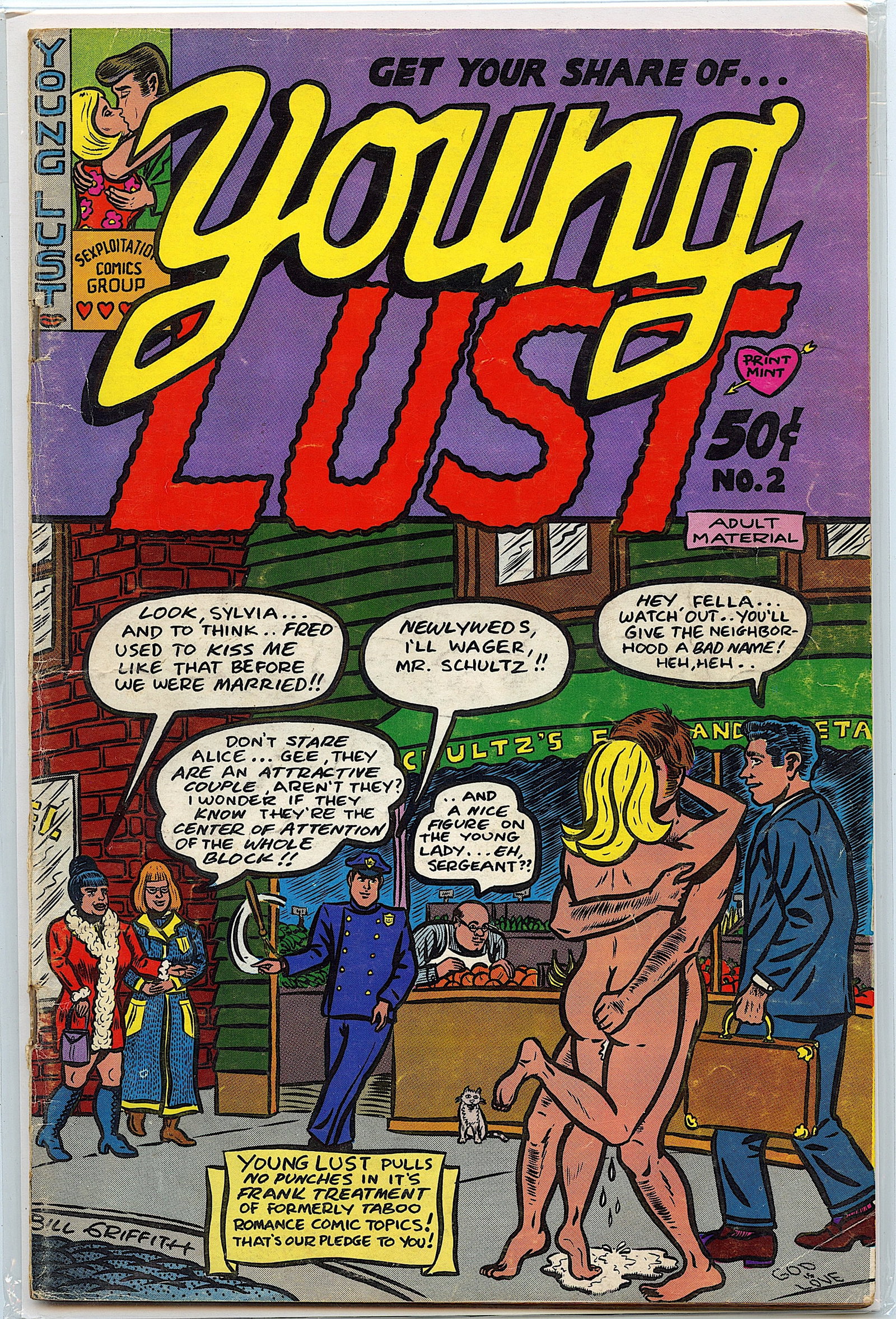 Vintage RareCollectible Adult Comic Young Lust: This lot is coming from the estate of a collector in RI. We have included a quality scan to show it's actual condition. This lot is located in Boca Raton, Fl and its shipment will be made directly by 