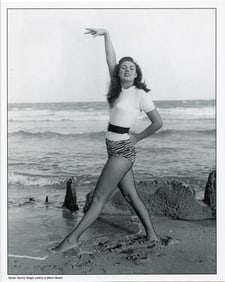 BUNNY YEAGER Vintage Pin Up Litho Model SELF PHOTO