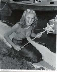 BUNNY YEAGER Vintage Pin Up Litho Model SELF PHOTO