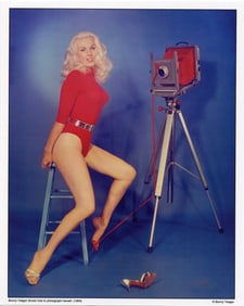 BUNNY YEAGER Vintage Pin Up Litho Model SELF PHOTO