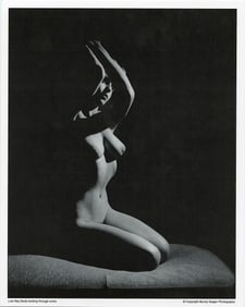 BUNNY YEAGER Vintage Pin Up Litho LOW KEY NUDE