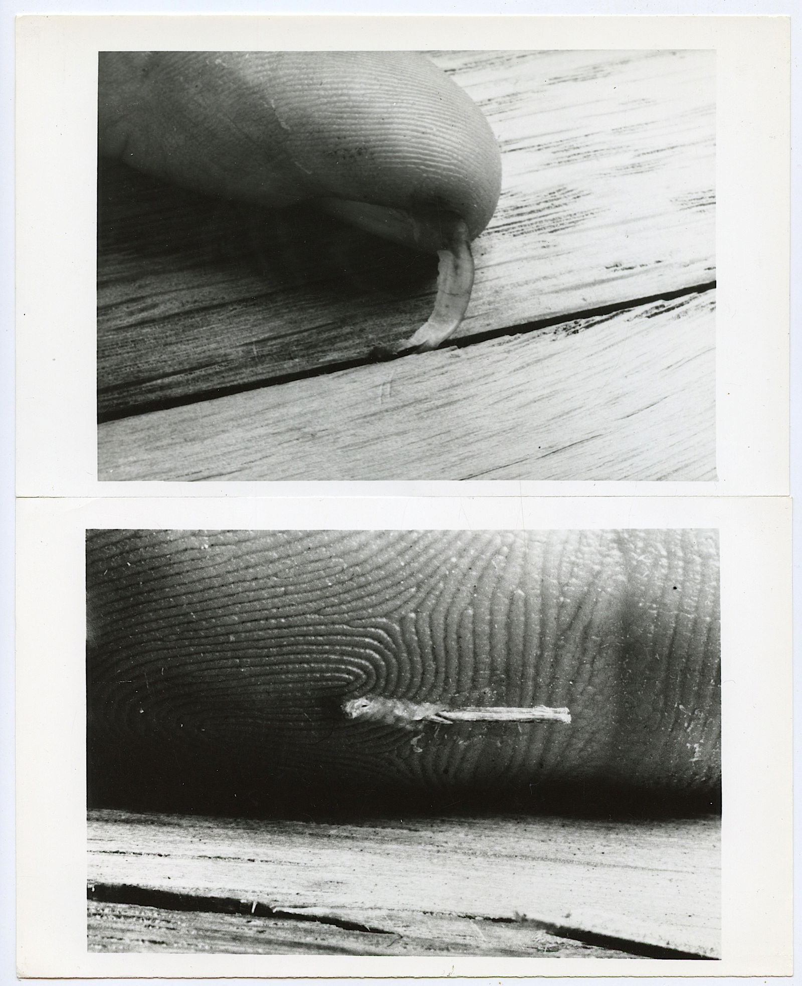 1970s Gelatin Photo Material Interview DENNIS OPPENHEIM: The provenance of this lot is from the estate of a deceased formal art collector in Miami, FL. The dimensions are Approx. 10" x 8". Please see all the included images to read all related information a