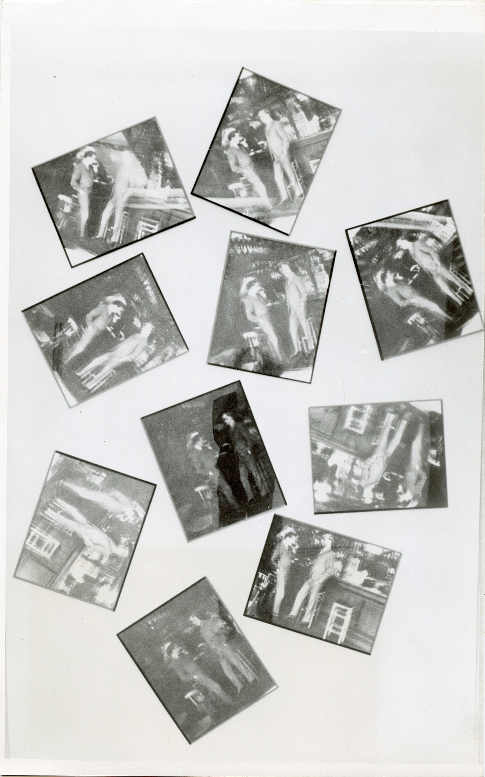 Gelatine Photo Art by GILBERT and GEORGE, Smashed, 1973: The provenance of this lot is from the estate of a deceased formal art collector in Miami, FL. The dimensions are Approx. 10" x 8". Please see all the included images to read all related information a