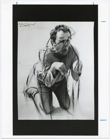 Gelatine Photo Art by ARNULF RAINER Supplication, 1973