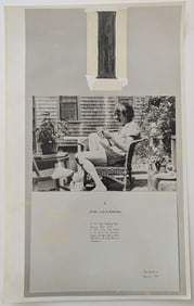 1974 Art Photograph PETER HUTCHINSON From Alphabet Series