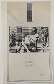 1974 Art Photograph PETER HUTCHINSON From Alphabet Series