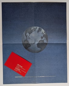 Vintage Leo Castelli Gallery 1980 Poster EDWARD RUSCHA