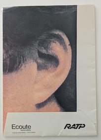 1985 Catalog Exhibition MAX NEUHAUS with Hand Writing Letter