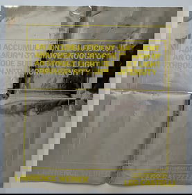 LAWRENCE WEINER, Mirror Poster Leo Castelli, 1981