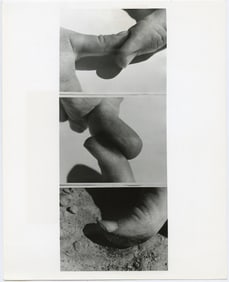 1971 Art Photo DENNIS OPPENHEIM Identity Transfer