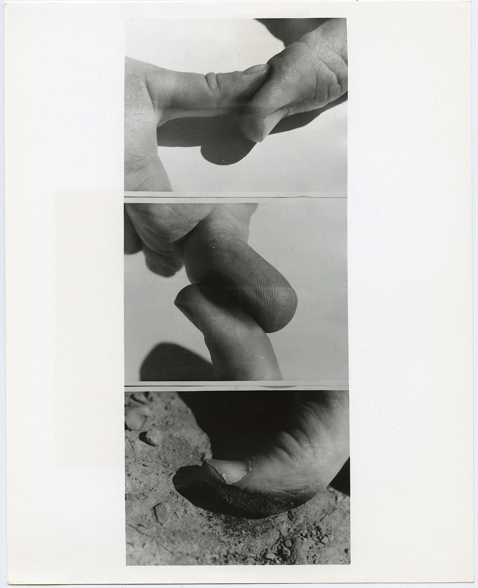 1971 Art Photo DENNIS OPPENHEIM Identity Transfer: The provenance of this lot is from the estate of a deceased formal art collector in Miami, FL. The dimensions are Approx. 10" x 8". Please see all the included images to read all related information a