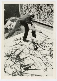 Photo of JACKSON POLLOCK Photographer Hans Namuth