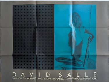 Poster DAVID SALLE at Boone-Castelli, 1982