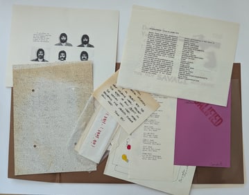 Rare Folder Catalog Exhibition SPAWN PRESS Many Artists 1975