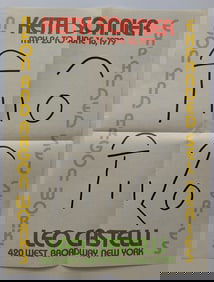 KEITH SONNIER - POSTER LEO CASTELLI NEW YORK 1979