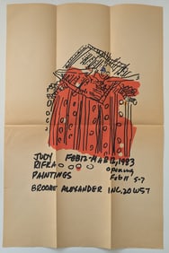 Brooke Alexander Inc, Judy Rifka, Paintings, Poster, 1983