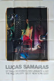 Lucas Samaras: Sittings Poster - The Pace Gallery NYC 1980/81