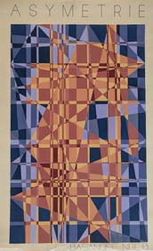 BASANOFF Vintage 20th C.  Russian Constructivism Art