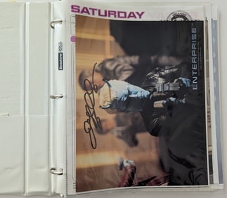Opportunity!!  Rin Binder with Signed Ephemera ENTERPRISE