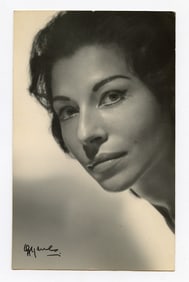 Signed (Photographer) Scarce MARIA CALLAS