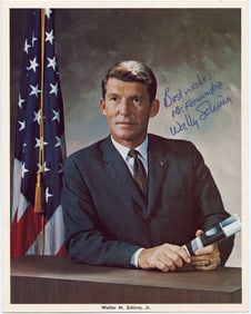 OPP!!! Autographed Scarce Collectors NASA ASTRONAUT WALLY SCHIRRA