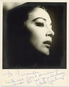 OPP!!! Autographed Scarce Collectors  AVA GARDNER