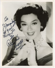 OPP!!! Autographed Scarce Collectors RORALIND RUSSELL