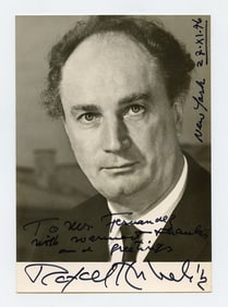 OPP!!! Autographed Scarce Collectors RAFAEL KUBELIK (Conductor)