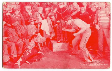 Rare AUTHENTIC Vintage Antique Scarce BOXING Card MOVIE SCENE