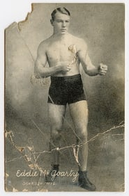 Rare AUTHENTIC Vintage Antique Scarce BOXING Card  MCGOORTY, EDDIE