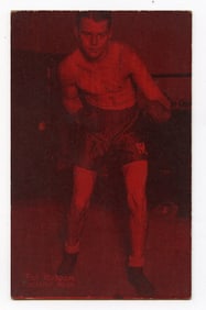 Rare AUTHENTIC Vintage Antique Scarce BOXING Card  TOD MORGAN