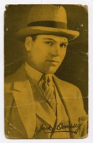 Rare AUTHENTIC Vintage Antique Scarce BOXING Card JACK DEMPSEY