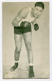 Rare AUTHENTIC Vintage Antique Scarce BOXING Card JOE LOUIS
