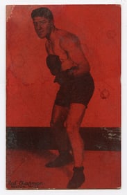 Rare AUTHENTIC Vintage Antique Scarce BOXING Card RED CHAPMAN