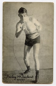Rare AUTHENTIC Vintage Antique Scarce BOXING Card PACKEY McFARLAND