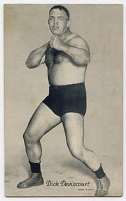 Rare AUTHENTIC Vintage Antique Scarce BOXING Card DICK DAVISCOURT