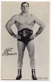 Rare AUTHENTIC Vintage Antique Scarce WRESTLING Card  PAT O'CONNOR