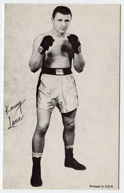 Rare AUTHENTIC Vintage Antique Scarce BOXING Card KENNY LANE