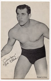 Rare AUTHENTIC Vintage Antique Scarce WRESTLING Card  BOB ELLIS