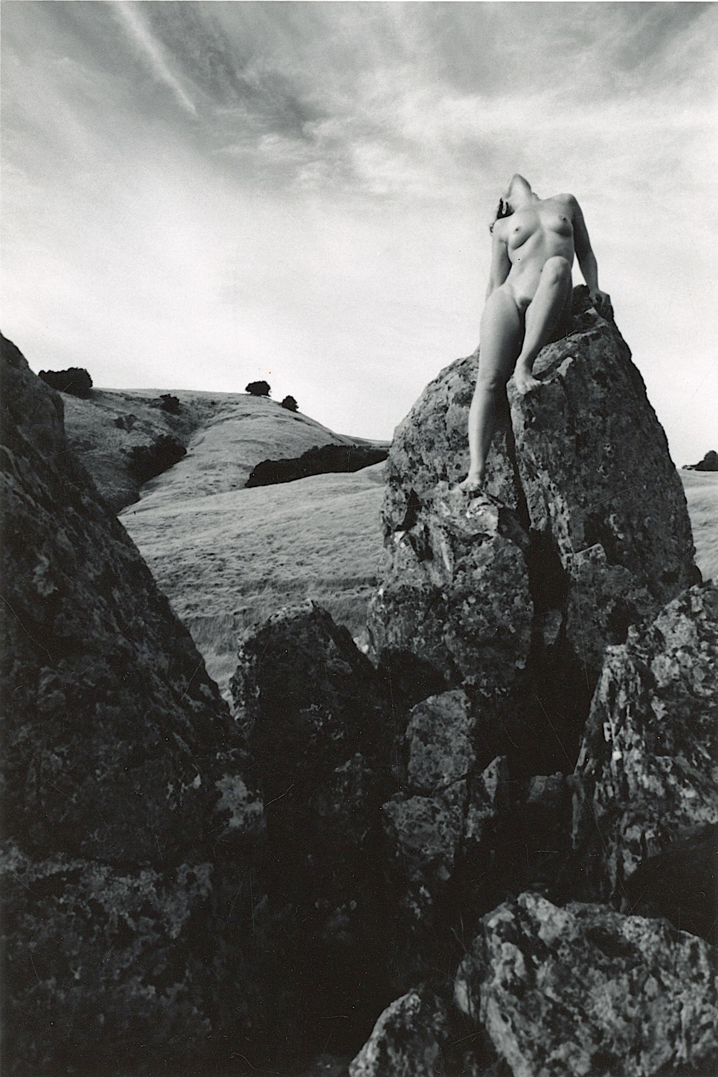 Original Quality Black & White Photo with Artistic Nude: The provenance of this lot is from a quality collector in LA, California. We have included a quality image to show it's actual condition.The dimensions are Approx. 8" x 5" (Photo paper) We have includ