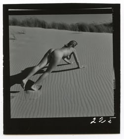 ANDRÉ DE DIENES Vintage Photo 1950s-1960s Nude Study