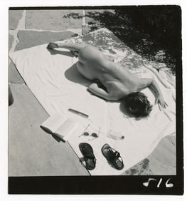ANDRÉ DE DIENES Vintage Photo 1950s-1960s Nude Study
