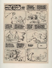 Vintage Original Print Lithograph VAUGHN BODE, 1968/69