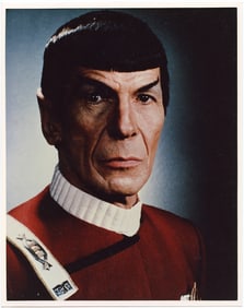 Original Color Photo STAR TREK Embassador SPOCK 10" x 8"