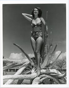 BUNNY YEAGER Vintage Pin Up ORIGINAL PHOTO