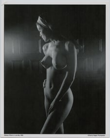 BUNNY YEAGER Vintage Pin Up Litho LOW KEY NUDE